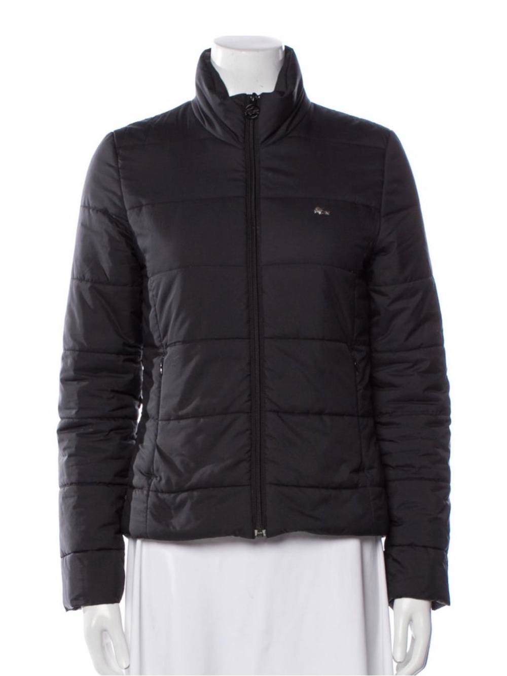 Lacoste Black Quilted Puffer Jacket - Women's